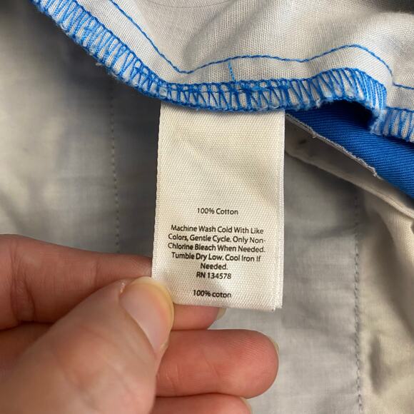 Vineyard‎ Vines Boys Blue Lacrosse Embroidered Shorts Size 16 Preppy - Picture 8 of 11